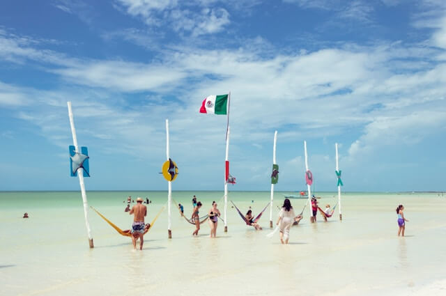 foto impresionante en isla blanca costa mujeres