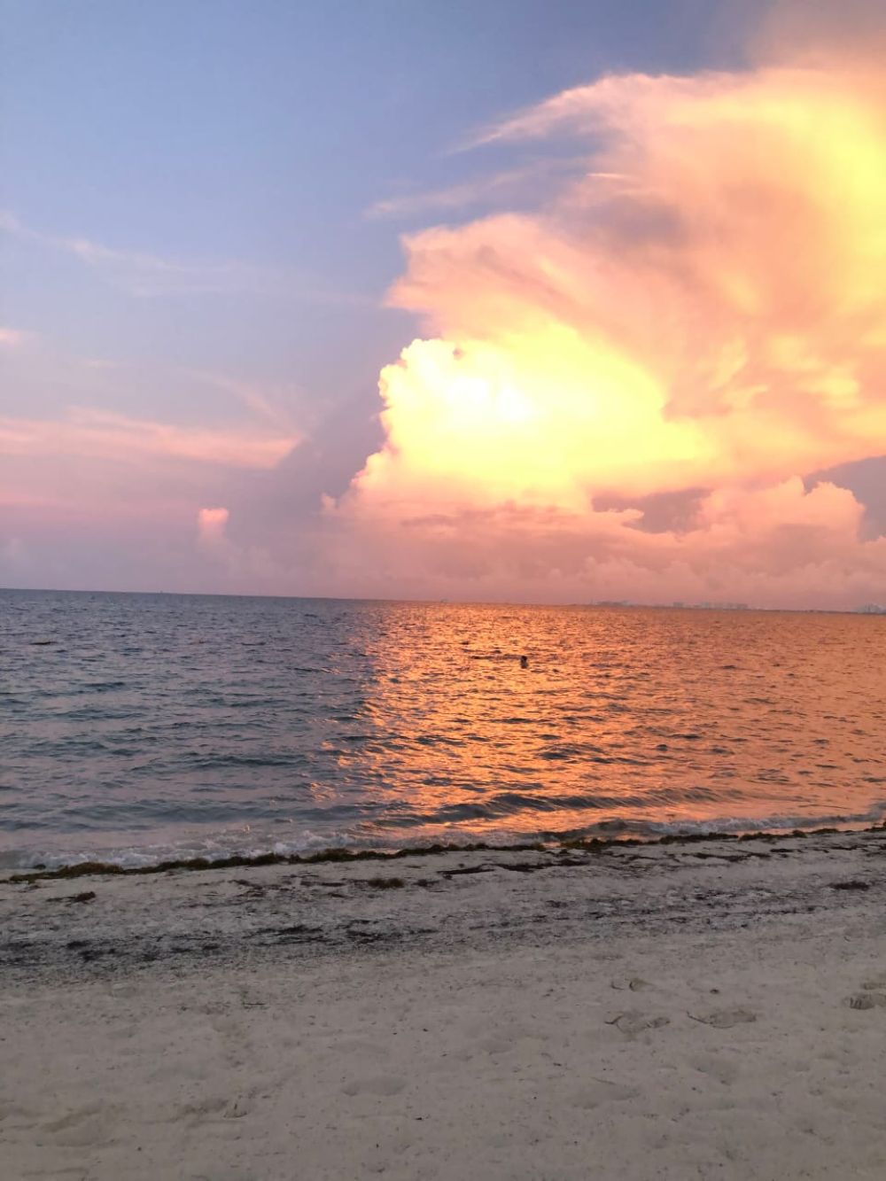 atardeser de cancun hermoso